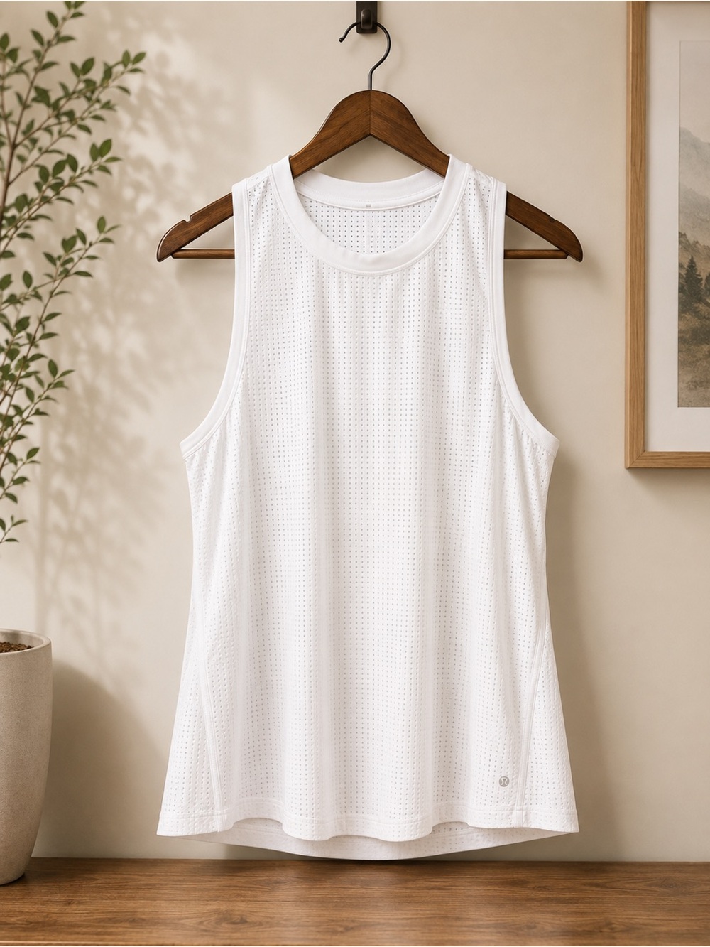 Lululemon Athletica Women White Tank Top
